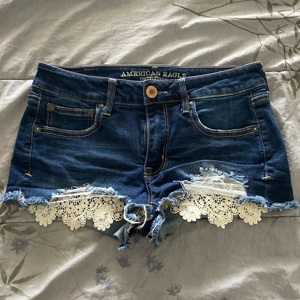 American Eagle shortie jean shorts